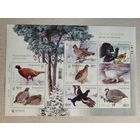 Украина. 2021. блок Курообразные птицы Украины Фауна