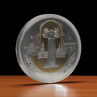 100 рублей Полоцкий Спасо-Евфросиниевский митрополичий монастырь. 900 лет, 100 рублей 2025, серебро