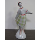 С рубля. "Украинский танец". Статуэтка. ГФЗ. Городницкий фарфоровый завод. Городница. Ретро СССР 70-х годов. м