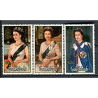 Острова Кука - 1986г. - 60-летний юбилей королевы Елизаветы II - 3 марки - полная серия, MNH [Mi 1105-1107]. #3-WB-Z-1-3