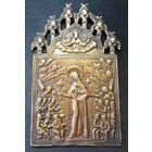 Икона с навершием Всех скорбящих радость 133*77 мм