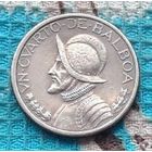 Панама 1/4 бальбоа (25 сентесимо) 2001 года. Конкистадор.