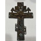 Крест эмали, большой, с рубля, три дня