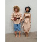 Кукла оригинал Барби Mattel Покахонтас и Джон 90х