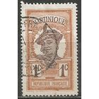 Мартиника. Островитянка. 1908г. Mi#56.