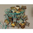 Гирлянда СССР редкая  "ЗОЛОТОЙ ФОНАРИК "