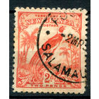 Британские колонии - Новая Гвинея - 1932г. - райская птица, 2 P - 1 марка - гашёная [Mi 94]. #3-WB-66-A-1