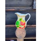 Винтаж "Кувшинчик с фруктами" целый и красивый, антуражный Италия!