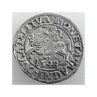 Литва/Litva, полугрош 1548 (м.д. Вильня)/ 1/2 Grossus (Mint: Vilna), LITVA, состояние VF, Жигимонт Август/ Sigismund II Augustus