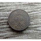 Werty71 Испания 1 песета 1944