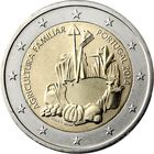 2 евро 2014 Португалия Международный год семейных фермерских хозяйств UNC из ролла