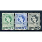 Британские колонии - Мальта - 1950г. - принцесса Елизавета - 3 марки - полная серия, MLH с пожелтением клея [Mi 220-222]. #2-Bc-52-A-2