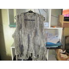 Жилетка на заячьем меху, размер 42-44.