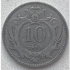 Австро-Венгрия (Австрия) 10 геллеров 1895 г.