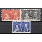 59.BrKS. Великобритания. Колонии.  Стрейтс-Сетлментс. Коронация Георга VI и Елизаветы. 1937 г. Полная серия.  Mi.##207-209. MNH.