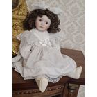 Кукла фарфоровая,  клеймо FHD (Franklin Heirloom Doll) 91-й год, США. Высота 46 см