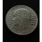 5 злотых 1933 г.  Польша. (2)  Ядвига.  Серебро. ЛЮКС