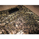 Джинсы скинни с золотистым принтом, р.44