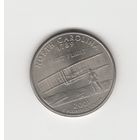Квотер (25 центов) США "Штат Северная Каролина" 2001 Р Лот 0582