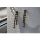 Винтажные серьги Чехославакия Висюльки