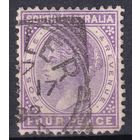 179.Aust. Великобритания. Австралийские штаты. Южная Австралия. Виктория. Стандарт. 1895 г. 4p. Mi.#74C.