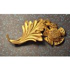 Винтажная брошь чехословакия времен ссср позолота состояние распродажа коллекции