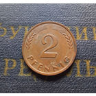 2 пфеннига 1963 (J) Германия ФРГ #01