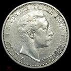 2 марки 1902 Пруссия Вильгельм. Серебро Германской империи!