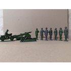 Советские оловянные солдатики игрушка СССР металл. одним лотом