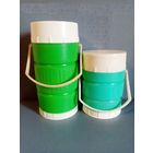 Два термоса СССР 0,5 л и 1,0 л по д первое и второе блюда одним лотом, со стеклянной колбой и широким горлом