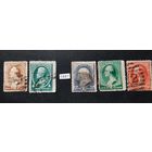 США \а10\1883-1887 Персоналии. Президент США \Sc210-214\кц91дол