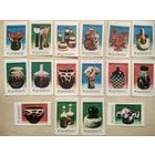 Спичечные этикетки ф.Пролетарское знамя. Декоративное стекло. 1987 год