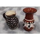 2 керамические мини-вазочки одним лотом. 6 и 8 см.