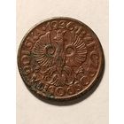 Польша 1 грош 1936 г.  ОЧЕНЬ НЕПЛОХОЙ, без мц.