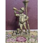 Полнотелая бронзовая статуэтка, фонарщик, пьяница, Европа, много лотов с рубля