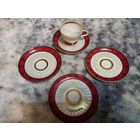 Кофейная пара+бонус блюдца Фарфор МФЗ знак ГОСТ СССР