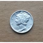 США, дайм (10 центов) 1944 г., серебро 0.900