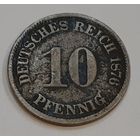 Германия 10 пфеннигов, 1876 (4-9-16)