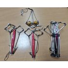 Лот елочных игрушек СССР. Стеклярус