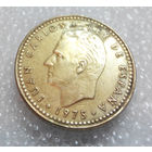 1 песета 1975 (79) 1979 Испания #01