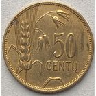 Литва 50 центов 1925 г.