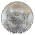 5 марок 1978 D Густав Штреземан! Штемпель! Серебро 11.2 грамма 625 пробы! ВОЗМОЖЕН ОБМЕН!