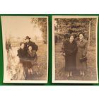 Два фото. Минск. Парк им. Горького. 1950-е. 9х13.5. Цена за оба.