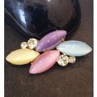 Шикарная ретро брошь прошлого века, размер 2*6см