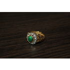 Кольцо "Jenavi" с вставкой из натурального камня, клеймо.