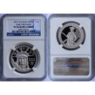 100 долларов 2012 г. W. Американский Платиновый орел. США. NGC PF70 ULTRA CAMEO. Платина. Цена! KM# 541