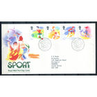 Великобритания - 1988г. - спорт - 1 конверт с гашением первого дня (FDC) и информационным буклетом - полная серия [Mi 1143-1146]. #3-GB-93-CP-7