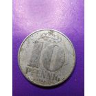 Германия ГДР 10 пфеннигов 1967 А