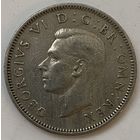 Монета. Великобритания. 1 шиллинг 1949 год. Шотландский.