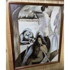 Картина маслом минского художника (1989 г.)